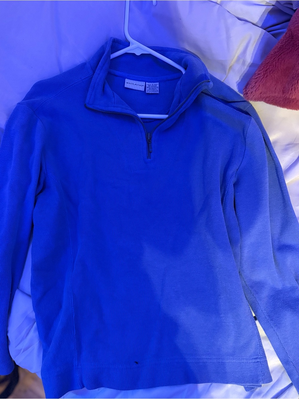 White Stag Men's Royal Blue Half-Zip Sweater